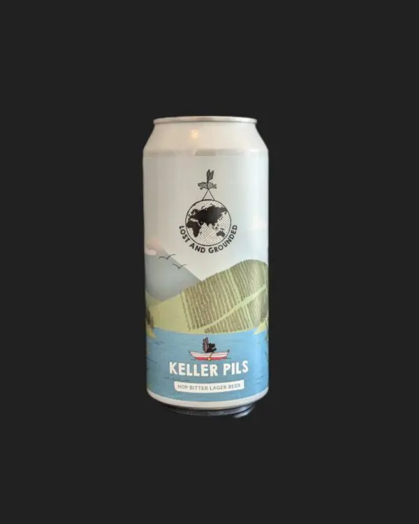 Keller pils hop bitter lager beer by lost and grounded